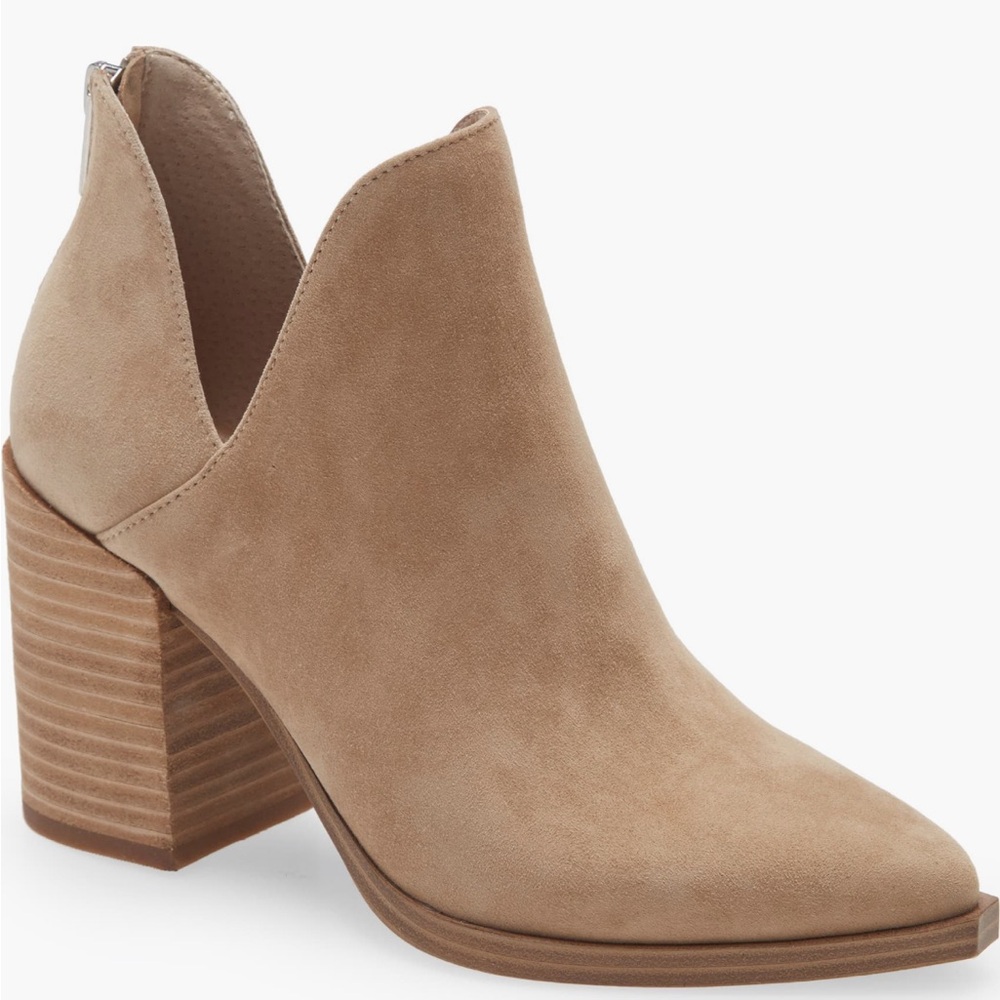 Steve Madden Cedar Suede Bootie in Tan - Size 7 - *Never Worn*